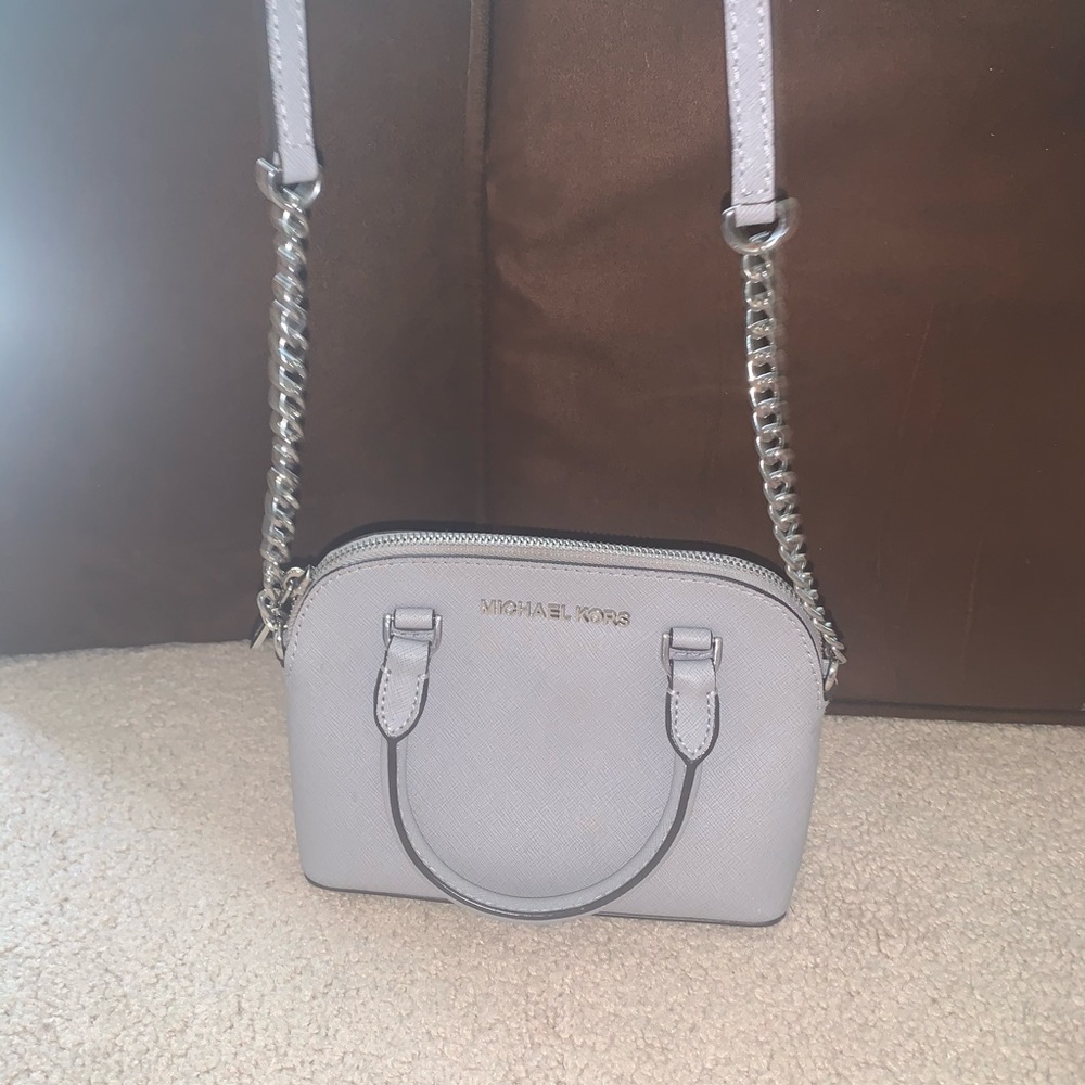 Michael Kors Cindy Saffiano Leather mini Crossbody